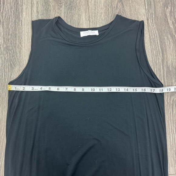 EVERLANE Sleeveless Muscle Tank Tee Dress Navy Blue Size M - Picture 8 of 10